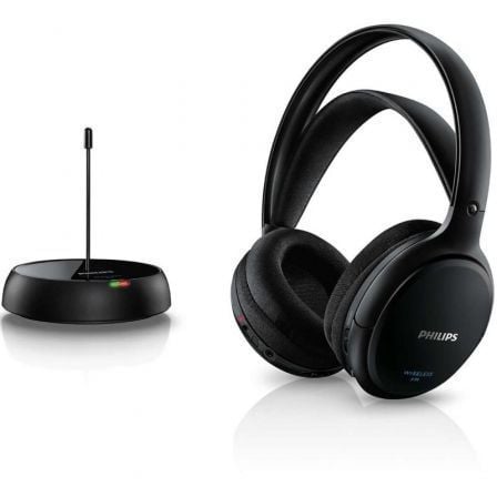 AURICULARES INALAMBRICOS PHILIPS SHC5200/ RADIOFRECUENCIA/ NEGROS