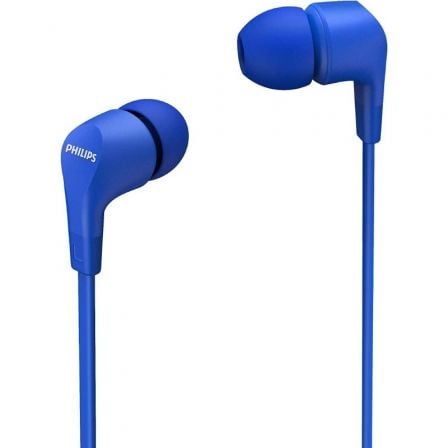 AURICULARES INTRAUDITIVOS PHILIPS TAE1105BL/ CON MICROFONO/ JACK 3.5/ AZULES