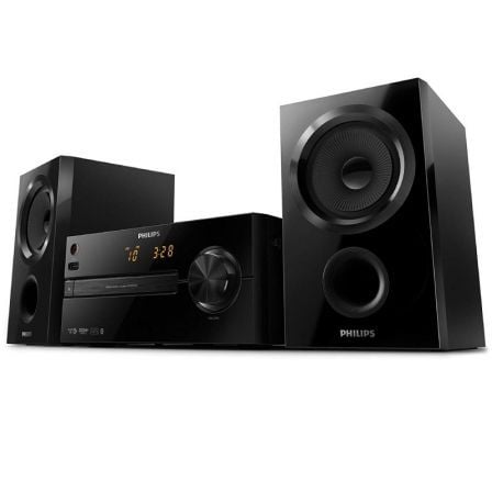 MICROCADENA PHILIPS BTM1560-12 - BLUETOOTH - WOOFER 3.5" - 30W RMS BASS REFLEX FM MP3 CD / CD-R/RW / MP3-CD USB - MANDO A DISTAN