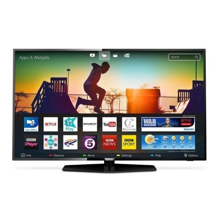 TV LED PHILIPS 43PUS6162 - 43"/108CM 4K UHD 3840X2160 - 700PPP - 350CD/M2 - 20W RMS - SMART TV - WIFI - LAN - 2XUSB - 3XHDMI