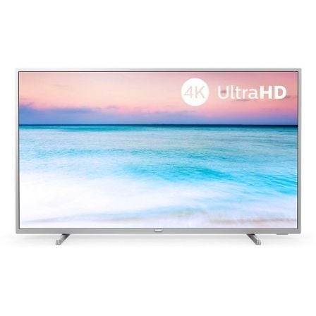 TELEVISOR LED PHILIPS 43PUS6554 PLATA - 43"/108CM - 3840*2160 4K - HDR10+ - DVB-T/T2/T2-HD/C/S/S2 - SMART TV - 20W RMS - WIFI -