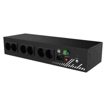 UNIDAD DE DISTRIBUCION PARA ALIMENTACION PHASAK COMPACT 800 VA/ 9A/ 8X SCHUKO/ FORMATO RACK 2U