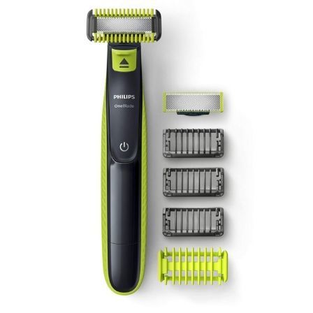 AFEITADORA CARA Y CUERPO PHILIPS ONEBLADE QP2620/20 - 3 PEINES GUIA BARBA/ 1 CUERPO - 45 MIN AUTONOMIA - PROTECCION DUAL - CUCHI