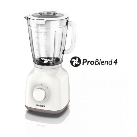 BATIDORA DE VASO PHILIPS DAILY COLLECTION HR2105/ 400W/ 2 VELOCIDADES/ CAPACIDAD 1.5L