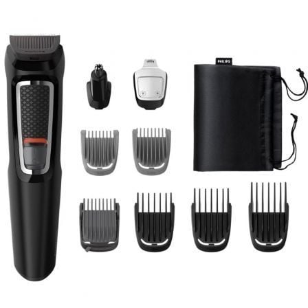 CORTAPELOS MULTIGROOM SERIES 3000 PHILIPS MG3740 CON BATERIA/ 9 ACCESORIOS