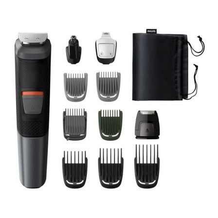 AFEITADORA PHILIPS MULTIGROOM SERIES 5000 - 11 EN 1 - ROSTRO / CABELLO / CUERPO - USO SECO Y HUMEDO - AUTONOMIA 80 MINUTOS - RES