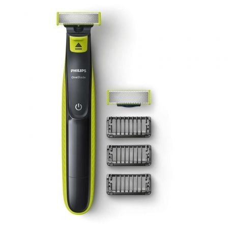 CORTABARBAS PHILIPS ONEBLADE QP2520/30/ CON BATERIA/ 4 ACCESORIOS