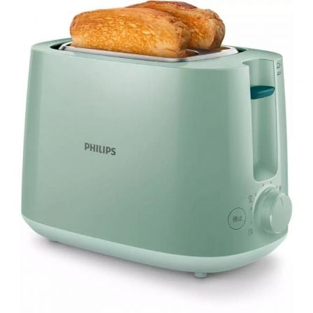 TOSTADOR PHILIPS DAILY COLLECTION HD2581/60/ 900W/ VERDE DESIERTO