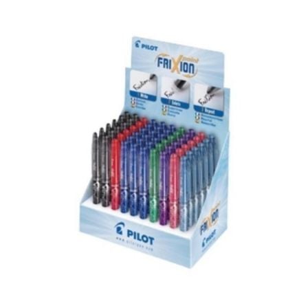 EXPOSITOR DE BOLIGRAFOS DE TINTA DE GEL PILOT FRIXION BL-FRP5-60DPK-E/ 60 UNIDADES/ COLORES SURTIDOS