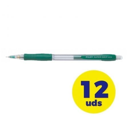 CAJA DE PORTAMINAS PILOT H-185 N185V/ 0.5MM/ 12 UNIDADES/ VERDES | Lpices