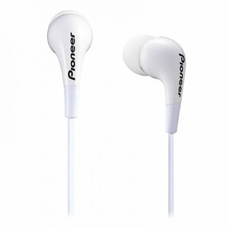 AURICULARES INTRAUDITIVOS PIONEER SE-CL502-W BLANCOS - DRIVERS 9MM - 20-20000HZ - 100DB - JACK 3.5MM - CABLE 1.2M