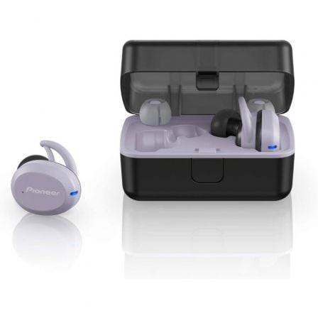 AURICULARES BLUETOOTH PIONEER SE-E9TW CON ESTUCHE DE CARGA/ AUTONOMIA 5H/ GRISES