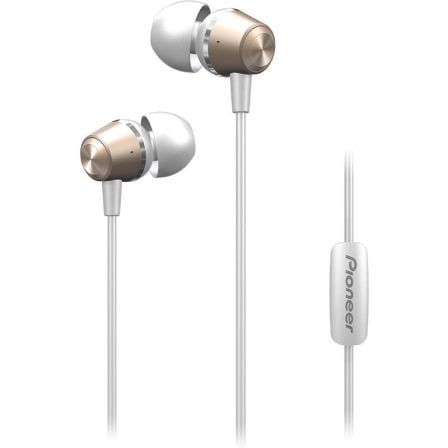 AURICULARES INTRAUDITIVOS PIONEER SE-QL2T-G/ CON MICROFONO/ JACK 3.5/ ORO