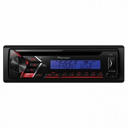 AUTORRADIO PIONEER DEH-S100UBB - CD - MOSFET 50WX4 - FM/AM RDS - PANEL FRONTAL EXTRAIBLE - PANTALLA LCD - AUX IN - USB - DISPLAY