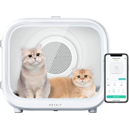 CABINA DE SECADO AUTOMATICO PARA MASCOTAS PETKIT AIRSALON MAX/ 60L/ CONTROL DESDE APP | Dispositivos para mascotas