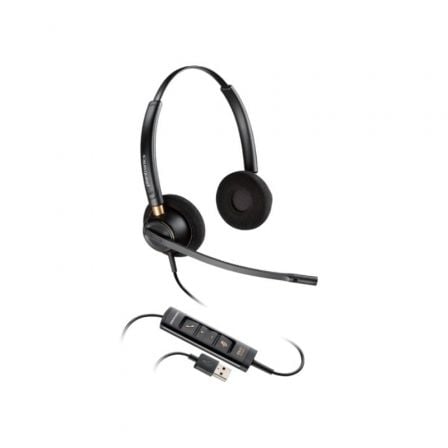 AURICULARES PLANTRONICS ENCOREPRO HW525/ CON MICROFONO/ USB/ NEGROS