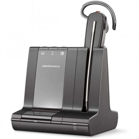 AURICULAR INALAMBRICO CON BASE PLANTRONICS SAVI 8240 OFFICE/ CON MICROFONO/ BLUETOOTH/ USB/ RJ/ NEGRO