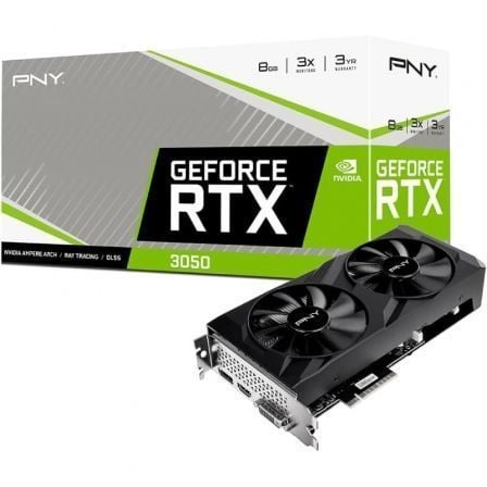 TARJETA GRAFICA PNY GEFORCE RTX 3050 VERTO DUAL FAN/ 8GB GDDR6