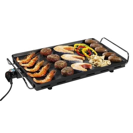 PLANCHA PARA ASAR PRINCESS 102325 TABLE CHEF XXL - 2500W - 60*36CM - TERMOSTATO REGULABLE - ASAS FRIAS AL TACTO