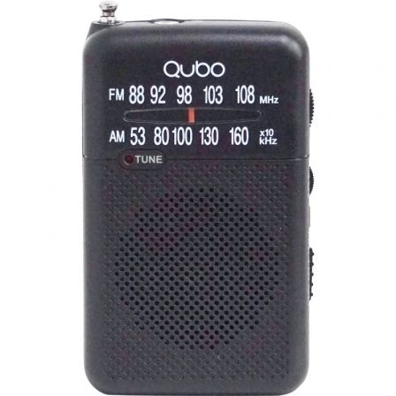 RADIO PORTATIL QUBO R-S1/ NEGRO