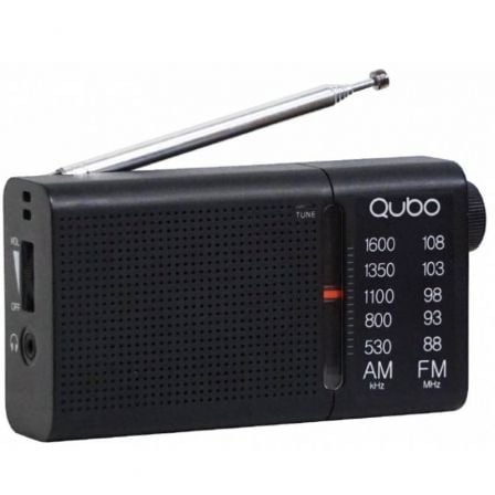 RADIO PORTATIL QUBO RS-2/ NEGRO