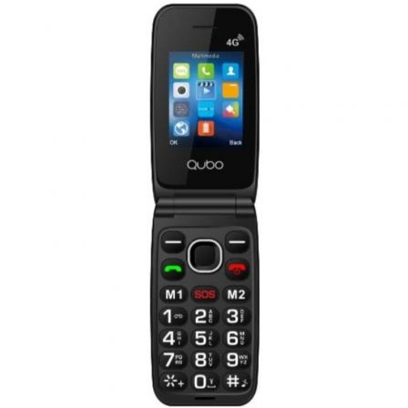TELEFONO MOVIL QUBO NEO2 NW BK 4G PARA PERSONAS MAYORES/ NEGRO