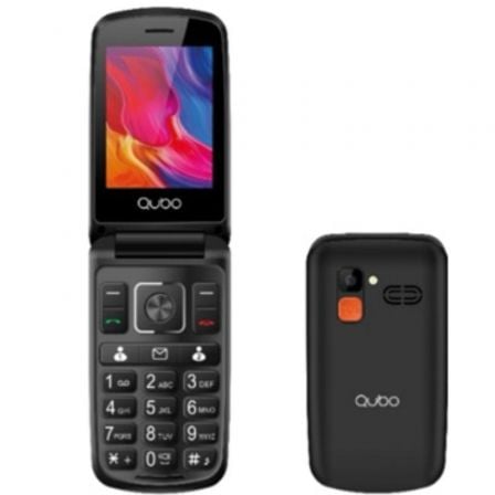 TELEFONO MOVIL QUBO P-210NWBKC PARA PERSONAS MAYORES/ NEGRO