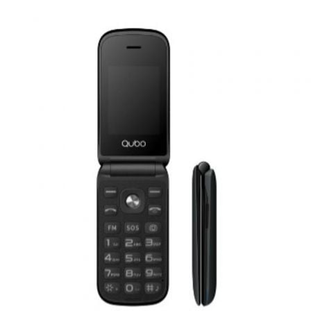 TELEFONO MOVIL QUBO X-209 4G PARA PERSONAS MAYORES/ NEGRO