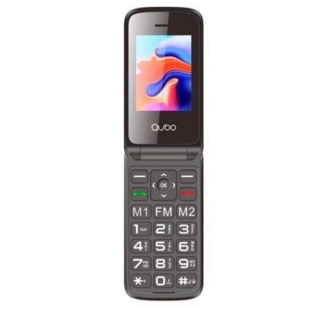 TELEFONO MOVIL QUBO X-247BKC PARA PERSONAS MAYORES/ NEGRO