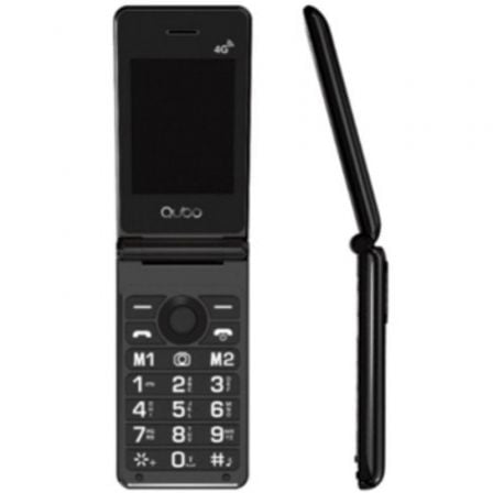 TELEFONO MOVIL QUBO X-28 4G PARA PERSONAS MAYORES/ NEGRO | Telfonos bsicos