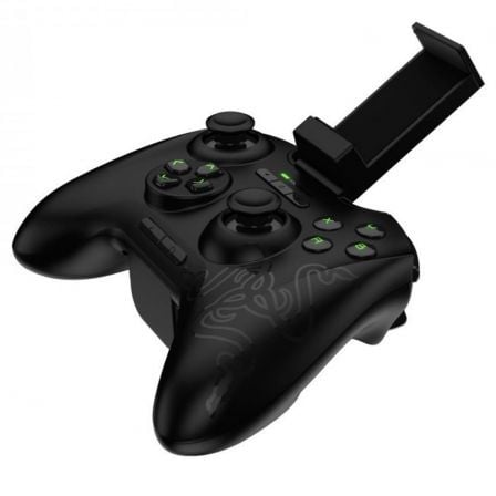 GAMEPAD BLUETOOTH PARA ANDROID RAZER SERVAL- INCLUYE 2 TAPAS DE AGARRE - 4 BOTONES DE RESPUESTA RAPIDA - CLIP DE JUEGO AJUSTABLE