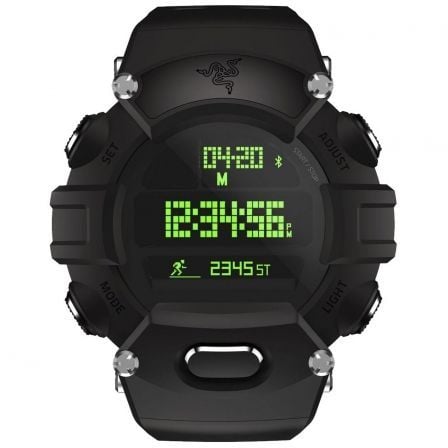 RELOJ INTELIGENTE RAZER NABU FORGED EDITION - INDICADOR ESTADO FISICO - CONTADOR REGRESIVO - 3 ALARMAS MULTIFUNCION - FORMATO 12