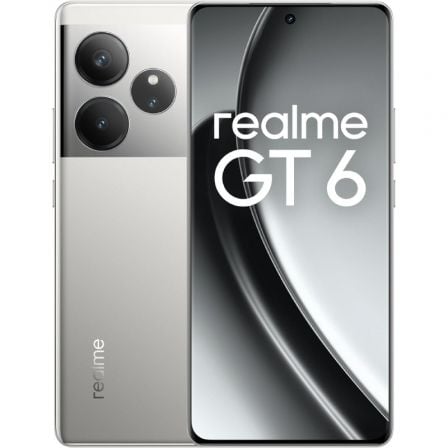 SMARTPHONE REALME GT6 16GB/ 512GB/ 6.78"/ 5G/ PLATA FUNDIDA