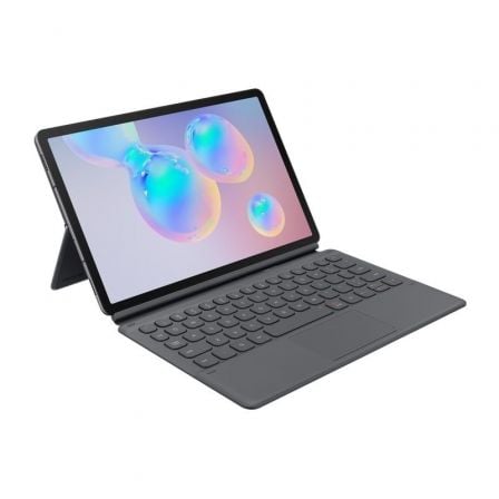 FUNDA CON TECLADO SAMSUNG BOOK COVER KEYBOARD GALAXY TAB S6 EF-DT860BJSGES GRIS - PARA TABLET SAMSUNG GALAXY TAB S6 10.5"/26.6CM