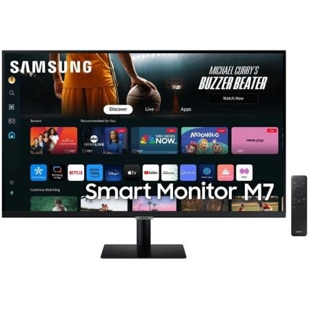 SMART MONITOR SAMSUNG M7 S43DM702UU 43"/ 4K/ SMART TV/ MULTIMEDIA/ NEGRO