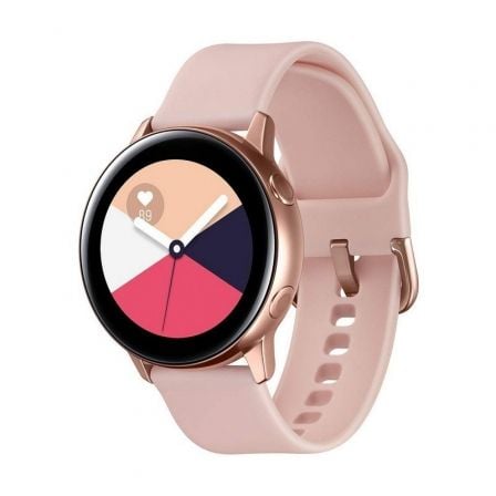 SMARTWATCH SAMSUNG GALAXY WATCH ACTIVE/ NOTIFICACIONES/ FRECUENCIA CARDIACA/ GPS/ ROSA