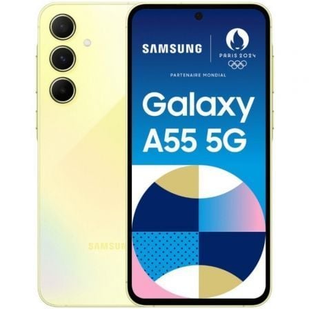 SMARTPHONE SAMSUNG GALAXY A55 8GB/ 128GB/ 6.6"/ 5G/ AMARILLO