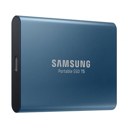 DISCO EXTERNO SSD SAMSUNG PORTABLE T5 500GB/ USB 3.1/ AZUL