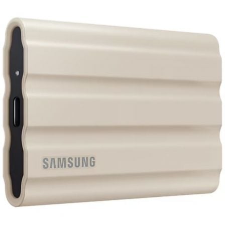 DISCO EXTERNO SSD SAMSUNG PORTABLE T7 SHIELD 1TB/ USB 3.2/ BEIGE |