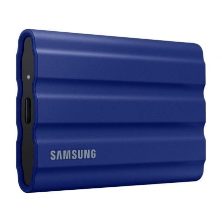DISCO EXTERNO SSD SAMSUNG PORTABLE T7 SHIELD 1TB/ USB 3.2/ AZUL |
