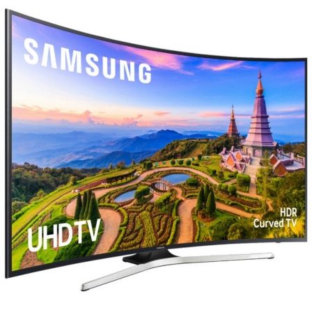 TV LED SAMSUNG 55MU6205 - 55"/139.7CM - UHD LED CURVO - 1400 PQI - 20W - WIFI - QC - SMART TV - 3XHDMI - 2XUSB - HDR - MICRO DIM