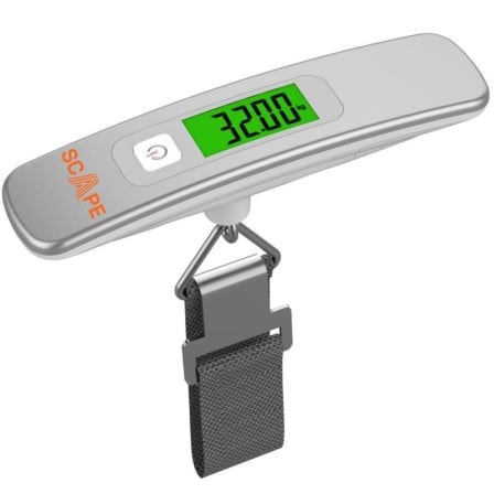BASCULA PARA MALETAS SCAPE TRAVEL EC002/ PLATA