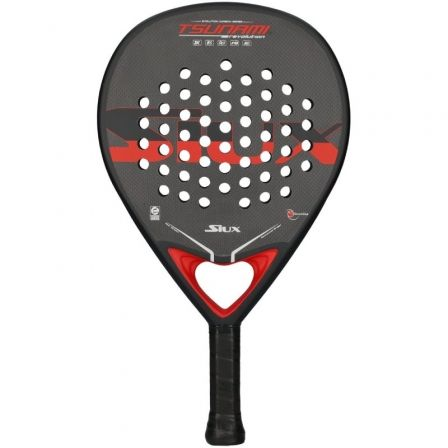 PALA DE PADEL SIUX TSUNAMI REVOLUTION/ ROJA Y NEGRA