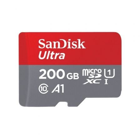 TARJETA DE MEMORIA SANDISK ULTRA 200GB MICROSD XC UHS-I/ CLASE 10/ 100MBS