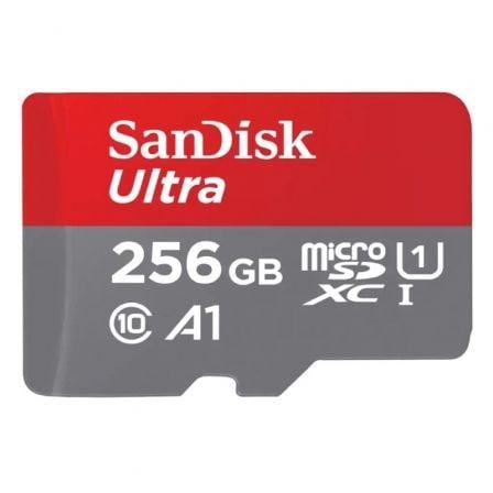 TARJETA DE MEMORIA SANDISK ULTRA 256GB MICROSD CON ADAPTADOR/ CLASE 10/ 120MBS