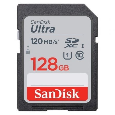 TARJETA DE MEMORIA SANDISK ULTRA 128GB SD XC UHS-I - SDXC/ CLASE 10/ 120MBS