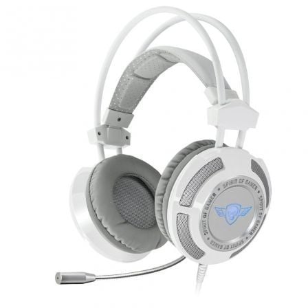 AURICULARES CON MICROFONO SPIRIT OF GAMER ELITE-H70 WHITE - DRIVERS 50MM - CONECTOR USB - CABLE 2.4M