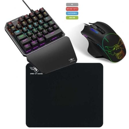 PACK GAMING SPIRIT OF GAMER XPERT-G700/ TECLADO MECANICO/ RATON OPTICO + ALFOMBRILLA | Gaming - kits completos