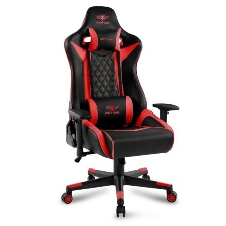 SILLA GAMING SPIRIT OF GAMER CRUSADER/ ROJA Y NEGRA