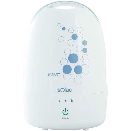 HUMIDIFICADOR SOLAC HU1059 SMART - DEPOSITO 3L - 3 NIVELES INTENSIDAD - CONTROL ELECTRONICO TACTIL - SILENCIOSO/BAJO CONSUMO